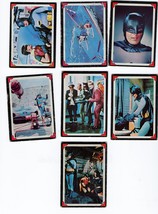 7 Vintage Topps Batman Movie trading/gum Cards Riddle BACKS+EPI-LOG Magazine - £23.98 GBP