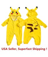  Pokemon-Go-Toddlers-Infant-Baby-Boy-Girls-Coat-Pikachu-Outfit-Jumpsuit-... - £14.99 GBP+
