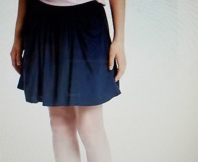  Girls Old Navy   School Uniform Skater Skirt Size M L XL XXL NWT  Navy  - £13.54 GBP
