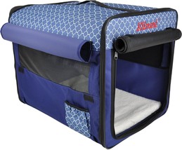 Premium Soft-Sided Foldable Dog Crate For Home | Portable Travel Pet Kennel On T - $46.99