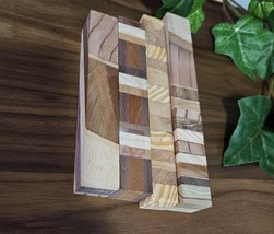 Pen Blanks: Wooden Segmented Blanks #1 -  5&quot; to 6&quot; Long - Includes Walnu... - $34.99