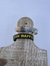 2 Vintage Waffle House Stretch Band Bracelet Employee Team Americas Place - $282.06 MXN