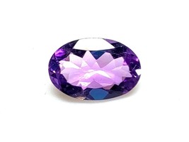 100% Natural Amethyst Oval Shape Brilliant Cut, Amethyst Loose Gemstone ... - $15.00