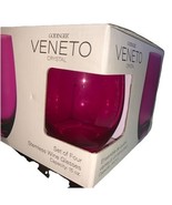 Venetto 4 Cristal Wine Glasses Steamless - $47.59 CAD
