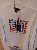 Polo Ralph Lauren Mens L/S Usa Olympic Team White T-SHIRT Medium 100% Cotton Nwt - £39.93 GBP