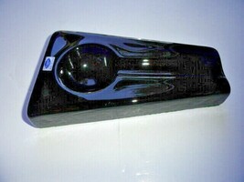 Comoy's  of London Heavy Blue Glass  Ashtray  Made in Italy  8 3/8 " L x 5 " image 5