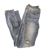 Juicy Couture Distressed Skinny Leg Denim Blue Jeans Women&#39;s Pants Size 2 - £9.81 GBP