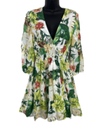 Antonio Melani Brynn Floral Tiered Dress Size 6 V-Neck Flowy Long Sleeve... - $194.88 CAD