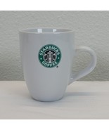 2007 Starbucks Small Logo White 6.7 oz Espresso Coffee Mug Dishwasher Safe - £11.59 GBP