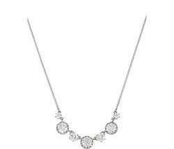 Betsey Johnson All That Glitters Crystal Frontal Necklace Nwt - £24.04 GBP