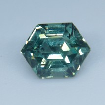 Natural Blue Green Sapphire | Freeform Cut | 1.13 Carat | 6.77x5.32 mm | Bi Colo - £493.37 GBP