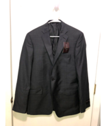 NEW Black Brown 1826 Mens 42L Wool Gray Sports Coat Jacket Blazer Retail... - £20.61 GBP