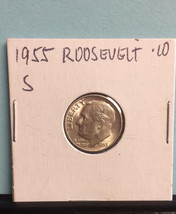 1955 S Roosevelt Dime  - £14.15 GBP