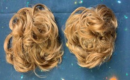 2Pcs Messy Scrunchie Hair Bun Extension Elastic Rubber Band Fluffy - £11.19 GBP