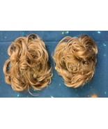 2Pcs Messy Scrunchie Hair Bun Extension Elastic Rubber Band Fluffy - £11.20 GBP