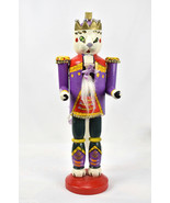 Kurt S Adler Cat King Nutcracker Ballet Wood  - $64.30