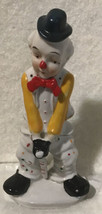 Vintage Circus Clown with Cane 7&quot; H  Porcelain. Price Products Taiwan - £6.98 GBP