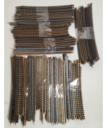 HO Scale Code 100 Track Lot 160 Curved Brass Atlas and Mixed Brands Black - $109.99