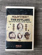 RARE Wanted! The Outlaws - W Jennings, W Nelson T Glasser J Colter Tape Cassette - £12.32 GBP