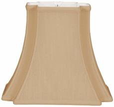 Royal Designs Rectangle Bell Inverted Corner Designer Lamp Shade, Beige, (6 x 4) - £51.42 GBP+