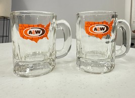 Set of 2 RETRO Vintage A&amp;W Root Beer Child/Toddler/Baby Mug 3&quot; Tall EXCE... - $21.78