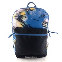 Volcom Backpack Tie Dye Abstract Print 18x12x5 Laptop Slot Zip Pockets S... - $24.74