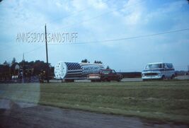 35 mm color slide * KODAK  SLIDE 1976 "BICENTENNIAL tank near WOOSTER OHIO - $5.50