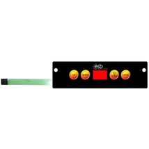 Timer Overlay 4 Button with Ribbon Cable ESB Tanning Bed Repair Parts Av... - $46.00