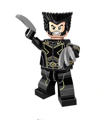Wolverine Black Minifigure with tracking code - $17.31