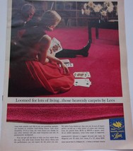Lees Heavenly Carpets Magazine Print Advertisement 1962 - $3.99