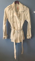 Old Navy Women&#39;s XS Jacket Khaki Linen Cotton Cinch Waist Safari Double ... - $53.91