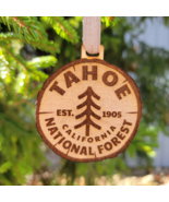 Tahoe National Park Wood Ornament 3&quot; Christmas Ornaments California Balt... - £14.73 GBP