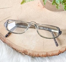 Swank 329 379 Optical France Flat Top Eyeglass FRAMES Translucent Clear ... - $26.75