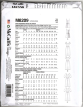 McCall&#39;s M8209 Womens 26W-32 Fitted Dresses and Jumpsuit Uncut Sewing Pattern - £12.41 GBP