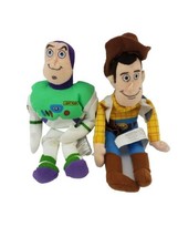Walt Disney World Buzz Lightyear &amp; Woody Bean Bag Plush - £15.53 GBP