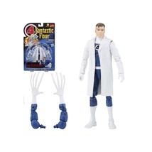 Marvel Hasbro Legends Series Retro Fantastic Four Mr. Fantastic 6-inch Action Fi - £23.97 GBP