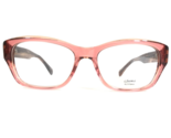 Sama Brille Rahmen CHELSEA VINTAGE ROSE Brown Klar Pink Cat Eye 50-16-135 - $139.47
