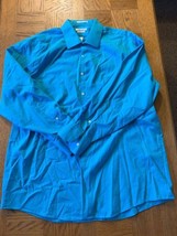 Mens Van Heusen Button Down Shirt Size 17-32/33 0104 - £23.45 GBP