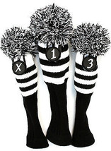 30 PACK SET WHOLESALE Knit Vintage Pom Headcover Head cover Golf Club Headcovers - £704.50 GBP