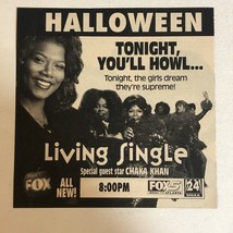 Living Single TV guide Print Ad Queen Latifah Kim Coles Kim Fields TV1 - $5.93