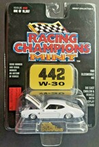1996 Racing Champions Mint-1969 Oldsmobile 442 #68 White 1:58 HW3 - £11.98 GBP