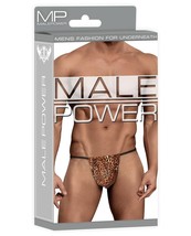 Mens Male Posing Strap Thong Animal Print One Size 28-40 - £13.02 GBP