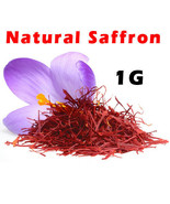 Organic Red Saffron Spice Flower Natural Pure Azafran 1G الزعفران الأصلي - £10.88 GBP
