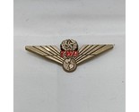 Vintage  TWA Airlines Badge Pin Junior Pilot Plastic Wings Globe Star Si... - £10.21 GBP
