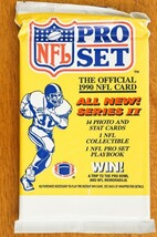 Vintage Original Sealed Pack NFL Football Trading Cards 1990 Series II - $78.28 MXN