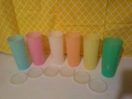 Tupperware Pastel Tumblers with lids Orlando Florida - £29.93 GBP