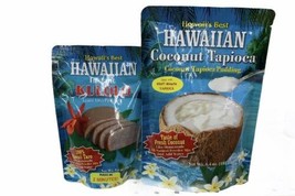2 Pack-Hawaiis Best Instant Kulolo 5.6 Oz &amp; Coconut Tapioca 6.4 Oz - £35.56 GBP