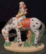 Native American Horse Figurine  - £6.85 GBP