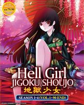 DVD Anime HELL GIRL Jigoku Shoujo Complete Series Season 1-4 (1-90) English Sub - £31.89 GBP