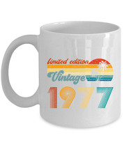 Limited Edition 1977 Coffee Mug 47 Year Old Vintage Retro Cup 47th Birthday Gift - £11.81 GBP